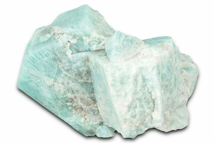 Teal-Blue Amazonite Crystal Cluster - Lake George, Colorado #358598